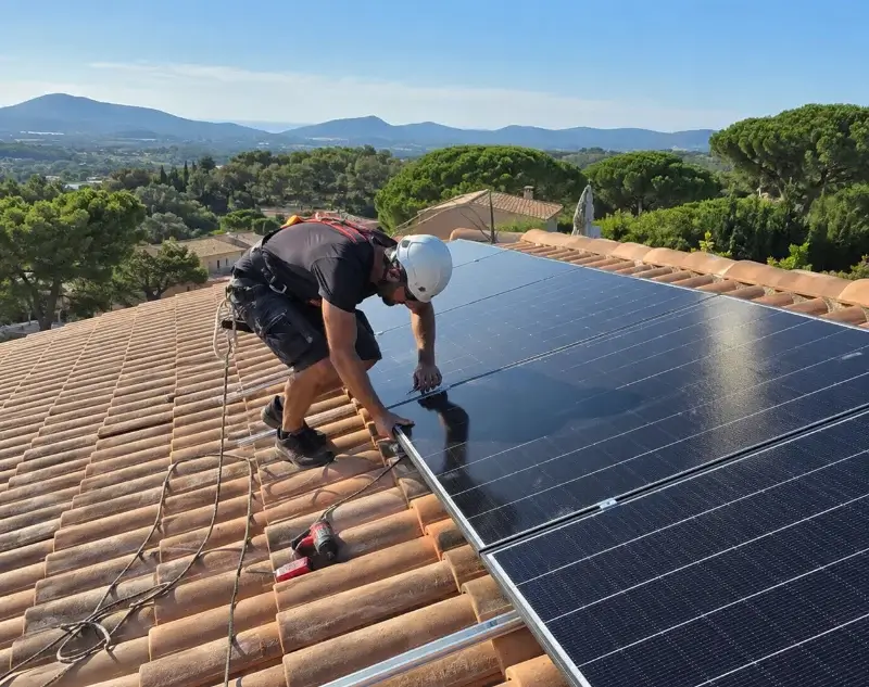 Installateur panneaux solaires Eclose-Badinières — pose photovoltaïque sur toiture