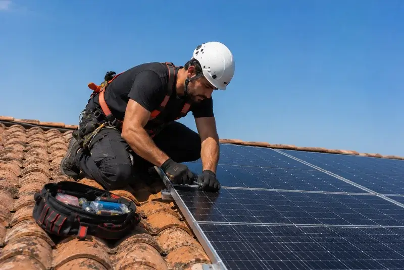Maintenance et monitoring de panneaux solaires à Eclose-Badinières